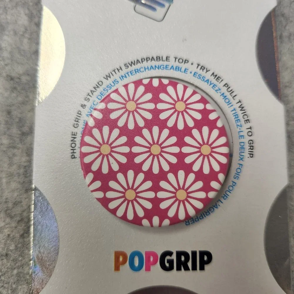 Daisy Mod Pink Popsockets Single Grip & Stand Universal Phones and Table…